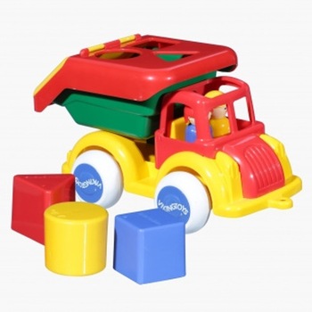 Camion VikingToys cu Forme si 2 Figurine Jumbo Camion VikingToys cu Forme si 2 Figurine Jumbo