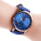 Дамски часовник бухал Geneva s9, LRTM BT, Стилен, син