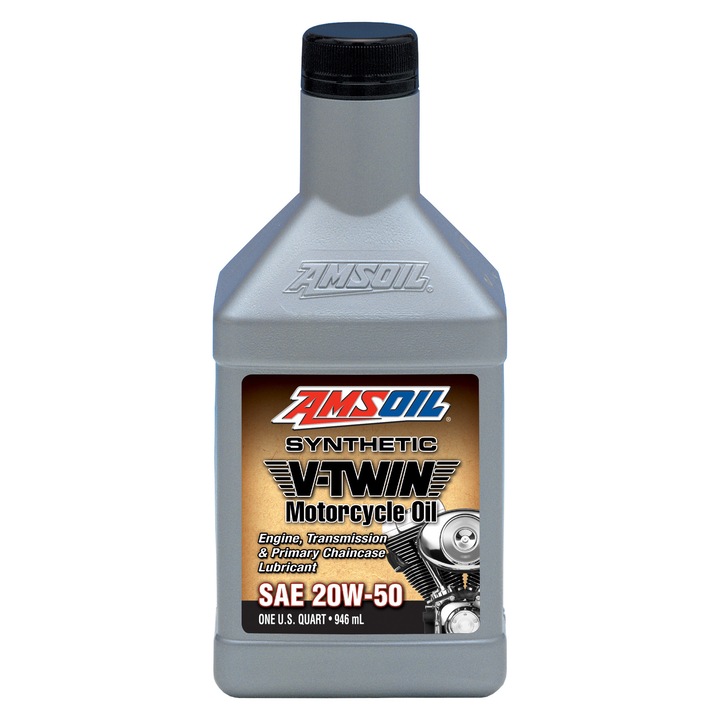 Ulei Motor, Amsoil Synthetic V-Twin 20W50 Motorcycle Oil, 100% Sintetic, 946 ML