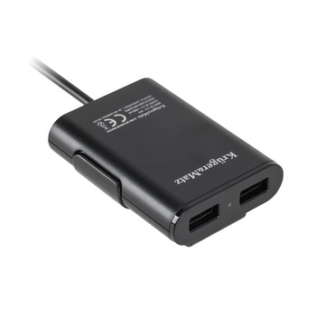 Alimentator auto Kruger Matz, 2+2 USB, 9.6 A Alimentator auto Kruger Matz, 2+2 USB, 9.6 A