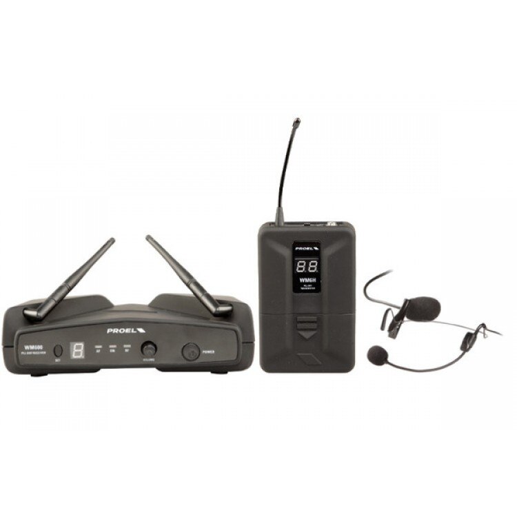 Sistem Wireless cu Microfon Headset, WM600H, Proel