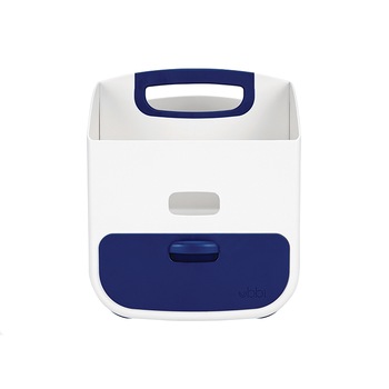 Organizator UBBI pentru schimbat scutece alb bleumarin Organizator UBBI pentru schimbat scutece alb bleumarin