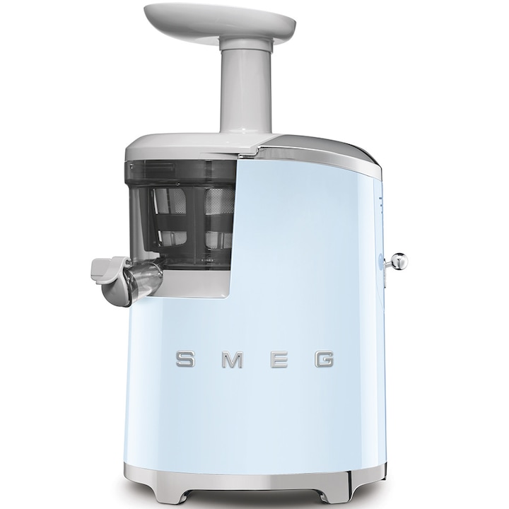 Storcator SMEG SJF01PBEU, 150 W, recipient suc de 1l, Bleu