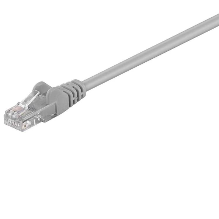 Кабел Goobay, Catme U / UTP, 3м, Сив