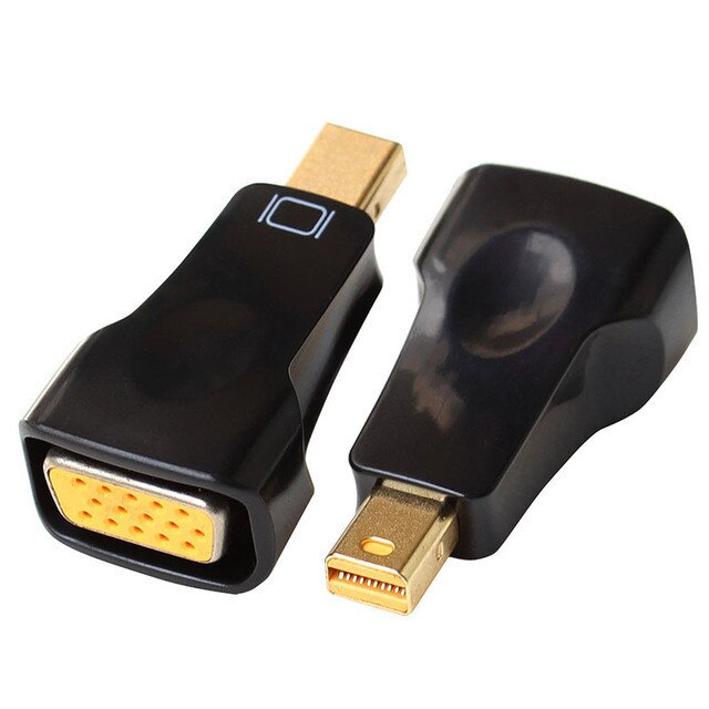 Adaptor mini Displayport tata la VGA mama, negru