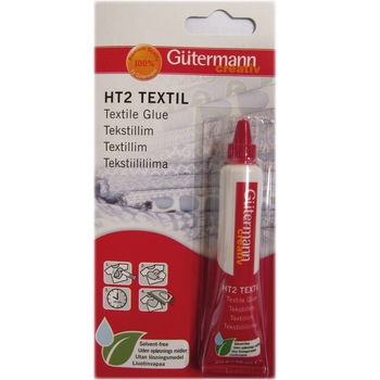 Lipici (adeziv) pentru cristale, pietre decorative si paiete - Gutermann HT2 TEXTIL fara solvent, tub 20g Lipici (adeziv) pentru cristale, pietre decorative si paiete - Gutermann HT2 TEXTIL fara solvent, tub 20g