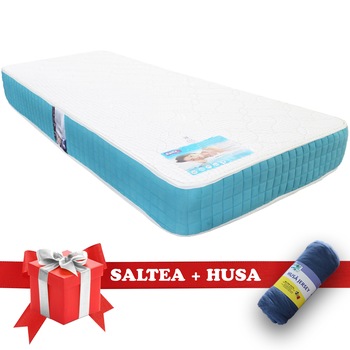 Set Saltea Memory Foam Saltex 90x200 cm + Husa cu elastic Set Saltea Memory Foam Saltex 90x200 cm + Husa cu elastic