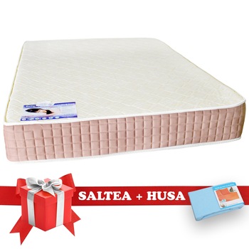 Set Saltea SuperOrtopedica Lux Saltex 140x200 cm + Husa cu elastic Set Saltea SuperOrtopedica Lux Saltex 140x200 cm + Husa cu elastic