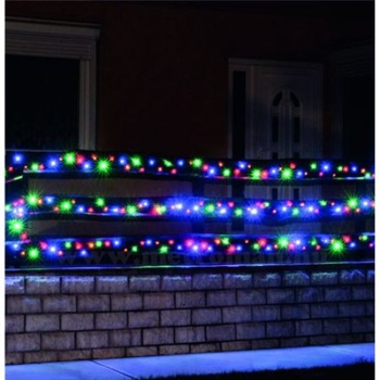 Instalatie de Craciun tip Liniara, 800 leduri,100 metri, Multicolor, 8 jocuri de lumini Instalatie de Craciun tip Liniara, 800 leduri,100 metri, Multicolor, 8 jocuri de lumini
