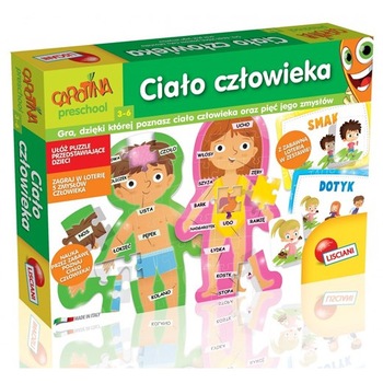 Puzzle Dante, Invatarea corpului uman Puzzle Dante, Invatarea corpului uman