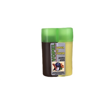 Vopsea Vopel pentru revopsirea articolelor din piele, maro Vopsea Vopel pentru revopsirea articolelor din piele, maro