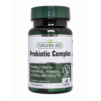 Probiotic Complex (cu Bifidus & FOS), 60 capsule, Natures Aid Probiotic Complex (cu Bifidus & FOS), 60 capsule, Natures Aid