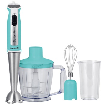 Blender de mana profesional Hausberg HB-7700B, 4 in 1, Cana, Tel, Tocator, 5 viteze + turbo, 1000 w, Bleu Blender de mana profesional Hausberg HB-7700B, 4 in 1, Cana, Tel, Tocator, 5 viteze + turbo, 1000 w, Bleu