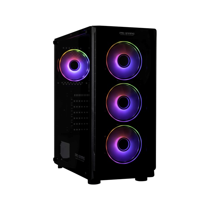 Настолен компютър Gaming OCTA-CORE- i7-9700 12Mb Cache 4.7GHz TURBO, 16GB RAM DDR4, 1000GB SSD, Video 8GB GDDR5 Radeon RX580, Комплект клавиатура, мишка