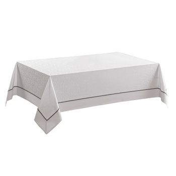 Fata de masa Valentini Bianco , alba, dimensiune 160x160cm Daisy Fata de masa Valentini Bianco , alba, dimensiune 160x160cm Daisy