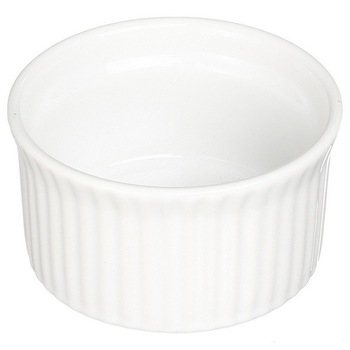 Set 4 ramekin White, ceramica, 9x4.6 cm Set 4 ramekin White, ceramica, 9x4.6 cm