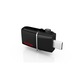 Памет SanDisk Ultra Dual Drive USB 3.0/micro-USB, 256 GB, черен