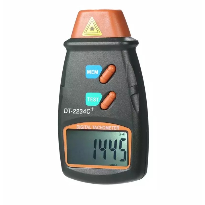 Tachometru digital non contact, infrarosu, masoara viteza de rotatie