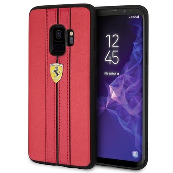 Carcasa Urban Ferrari pentru Samsung Galaxy S9, Rosu Carcasa Urban Ferrari pentru Samsung Galaxy S9, Rosu