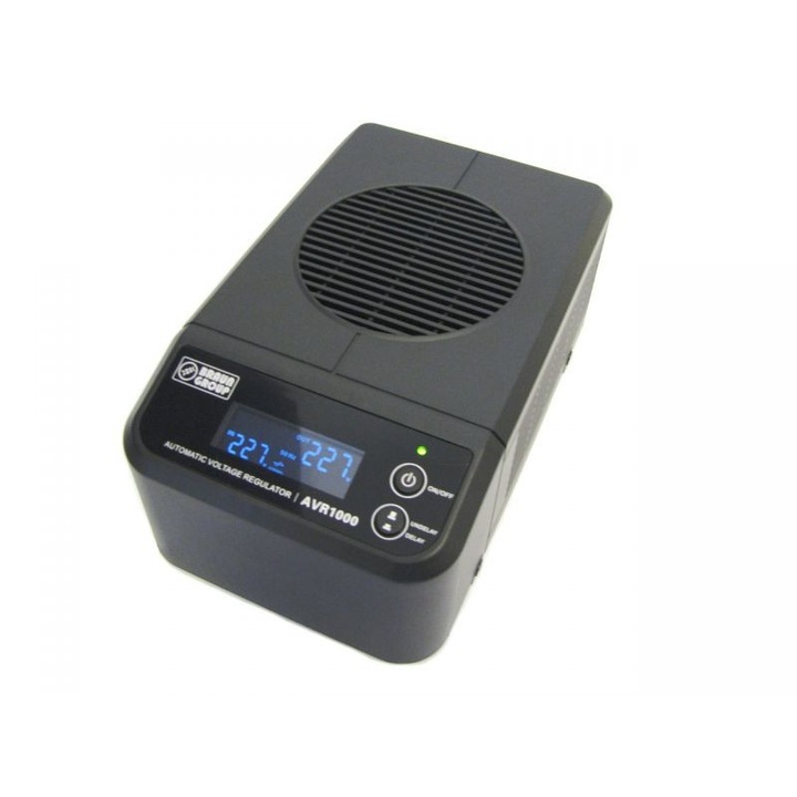 Стабилизатор на напрежение AVR-1000VA, LCD дисплей, множество защити