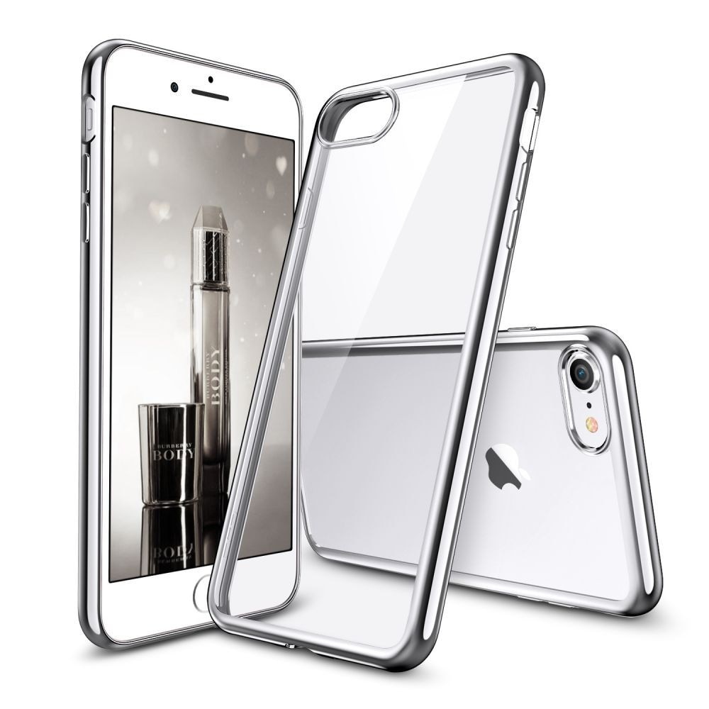 Husa de protectie ESR Essential pentru iPhone 7/ iPhone 8, Argintiu