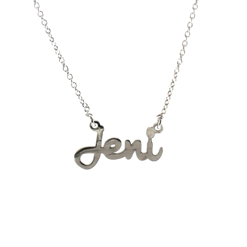 Colier IJOO din argint 925, lungime 45cm, cu nume - Jeni