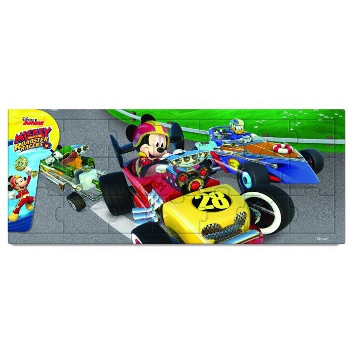 Puzzle Brimarex din lemn, 1576217, Mickey Mouse, 21 elemente