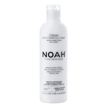 Balsam crema restructurant cu iaurt pentru par uscat, fragil si lipsit de stralucire (2.2), Noah, 250 ml Balsam crema restructurant cu iaurt pentru par uscat, fragil si lipsit de stralucire (2.2), Noah, 250 ml