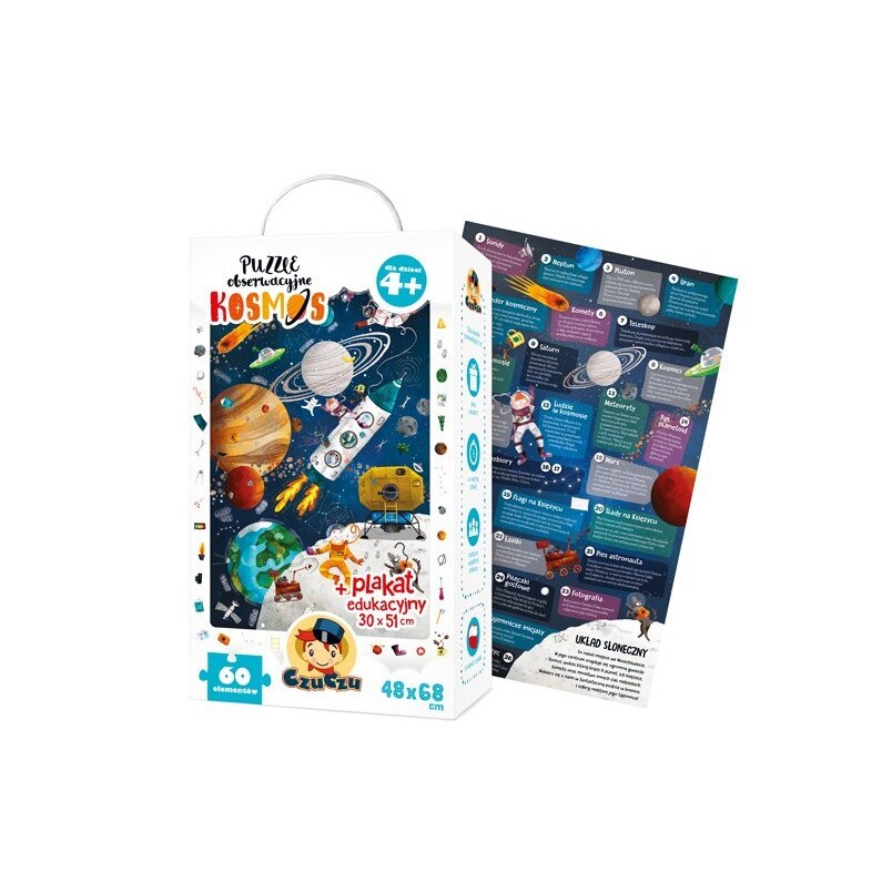 Puzzle Cosmos Czuczu, 60 piese, +4 ani
