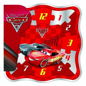 Puzzle Brimarex din lemn, 1576163, Ceas Cars 3, 12 elemente Puzzle Brimarex din lemn, 1576163, Ceas Cars 3, 12 elemente