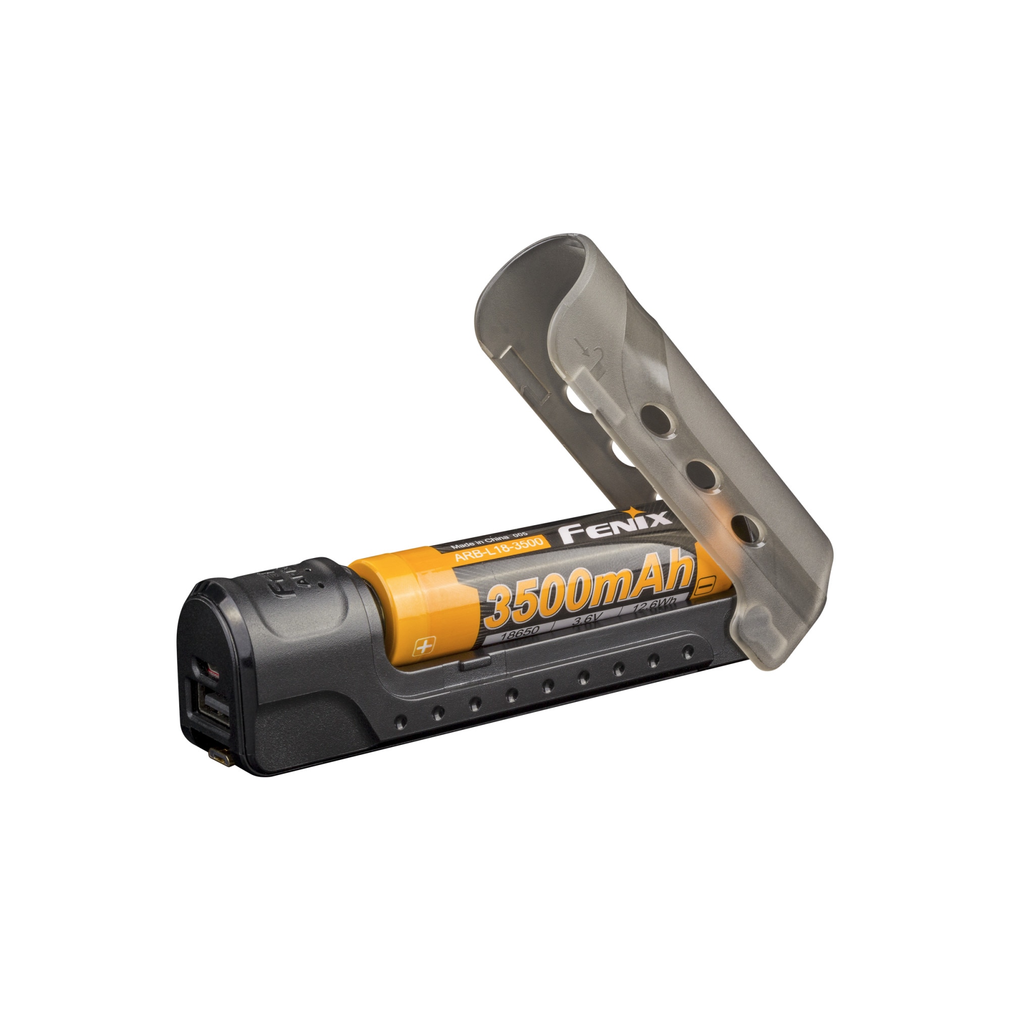 Kit de incarcare 18650 - acumulator de 3500mAh inclus - ARE-X11, Fenix