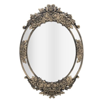 Oglinda de perete Golden Roses auriu antichizat 50 x 73cm, Inart Oglinda de perete Golden Roses auriu antichizat 50 x 73cm, Inart