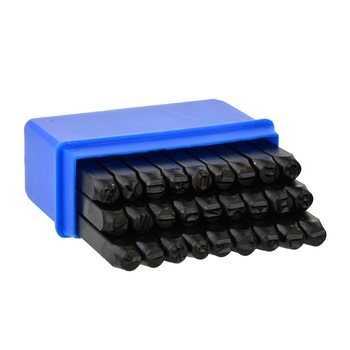 Set poansoane litere, 5mm / 27 elemente, Geko, G01809 Set poansoane litere, 5mm / 27 elemente, Geko, G01809