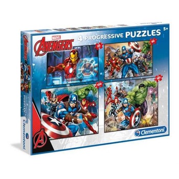 Set 4 puzzle Clementoni Razbunatorii, 360 piese Set 4 puzzle Clementoni Razbunatorii, 360 piese