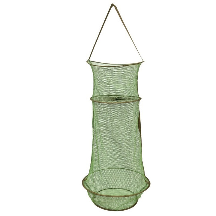 Baracuda Juvelnic N06 Halzsák, Gumi, ECO, Hálóval, Hossza 105 cm, Maximális átmérője 50 cm, Ritka háló