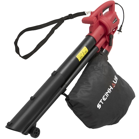 Suflanta si aspirator cu tocator pentru frunze Steinhaus PRO-BL3000, 6 trepte, 3000W, sac de 40L