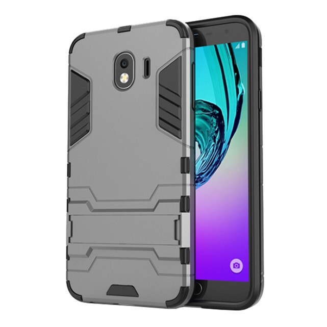 Husa hibrid g-shock pentru Samsung Galaxy J4 2018, gri