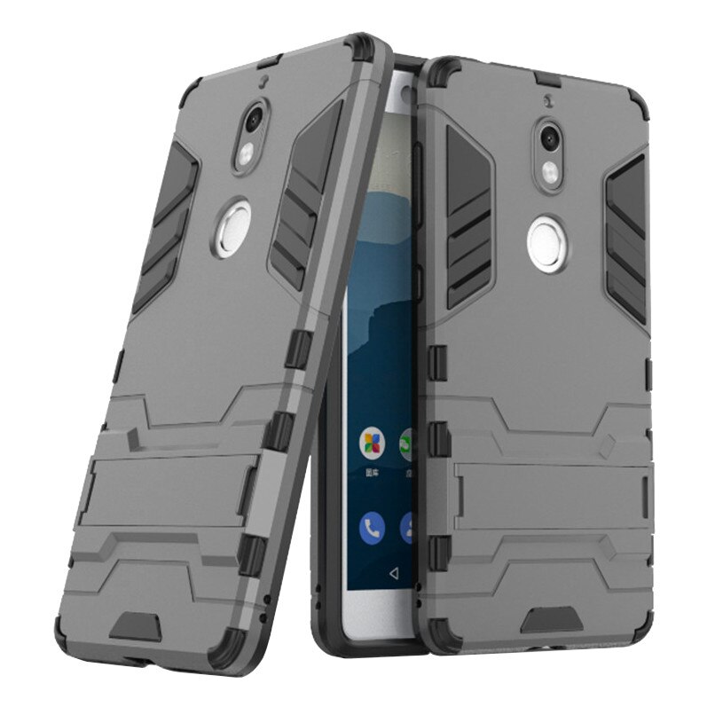 Husa hibrid g-shock pentru Nokia 7, gri