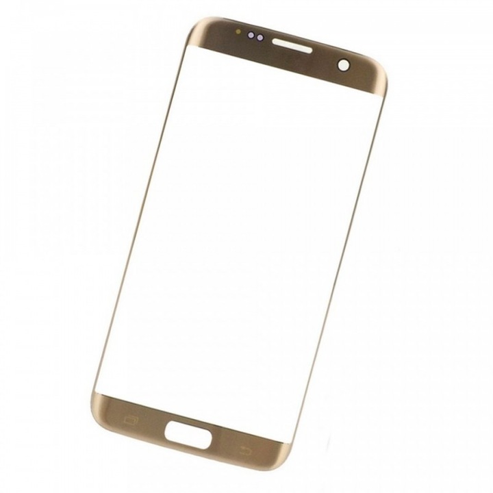 Geam sticla Samsung Galaxy S7 Edge G935 Original, Auriu