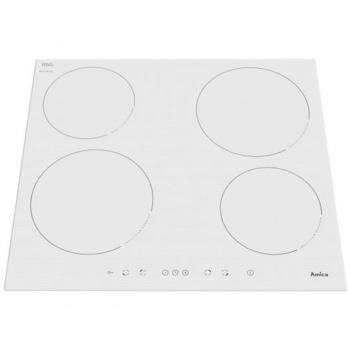 Plita incorporabila Amica PI6140PWTU, 4 arzatoare, Alb Plita incorporabila Amica PI6140PWTU, 4 arzatoare, Alb