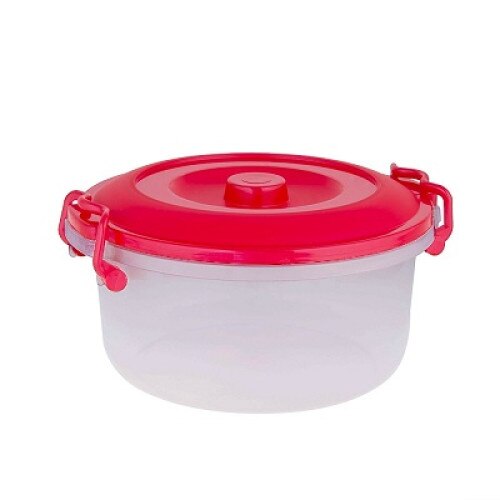 Cutie alimente rotunda, inchidere ermetica Sterk, 2 L