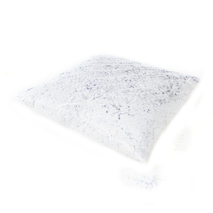 Punga de 1Kg cu confetti OH!Fx de 6mm alb