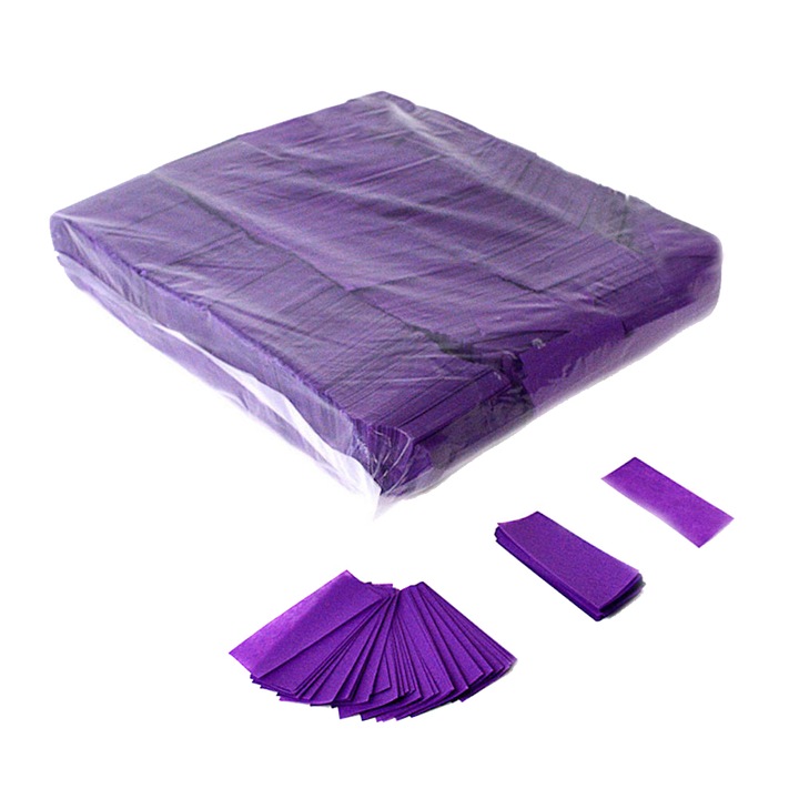 Punga de 1Kg cu confetti OH!Fx de 2x5 cm, vrac, violet