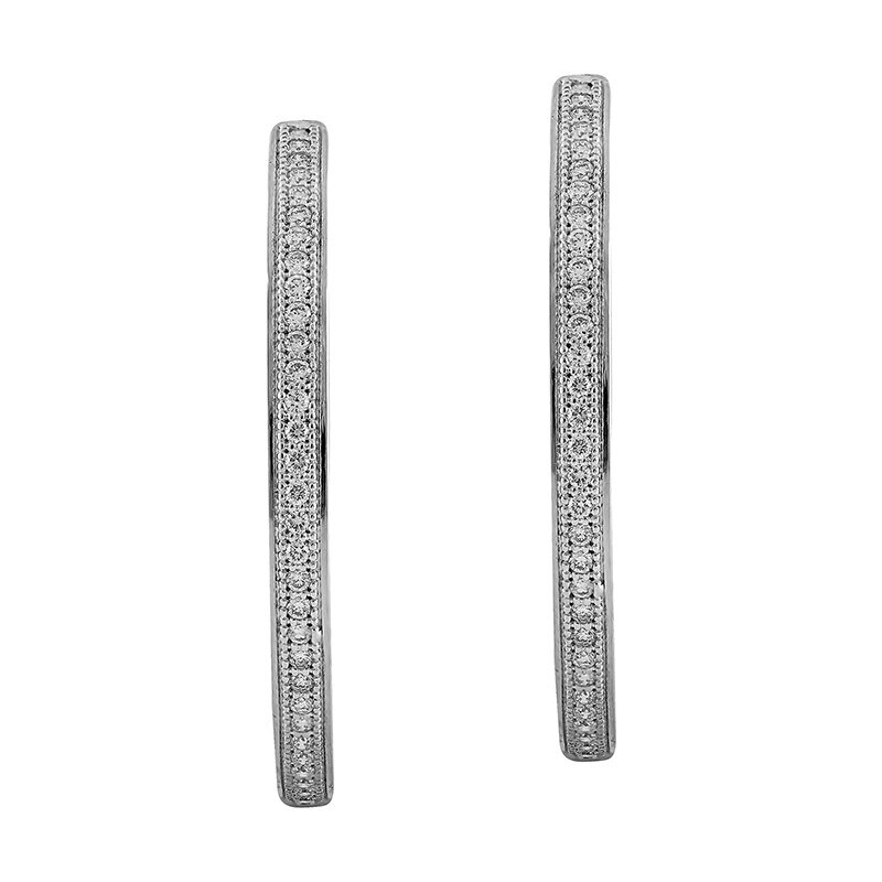 Cercei Blanco's Aur 18k Diamante EF8054-W