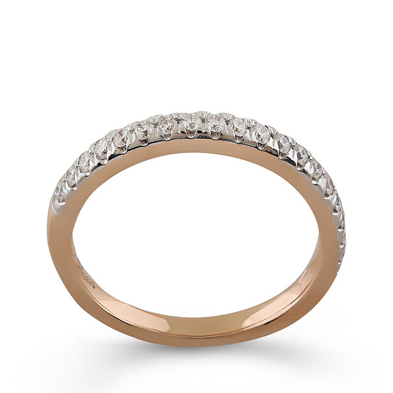 Inel Semi Eternity Blanco's Aur 18k Diamante, 50 RA7704-R