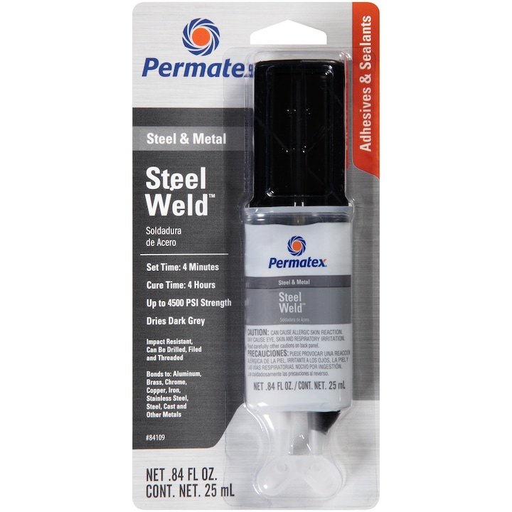Adeziv epoxidic pentru metale 4 minute-Permatex Steel Weld 4 Minute-25 ml