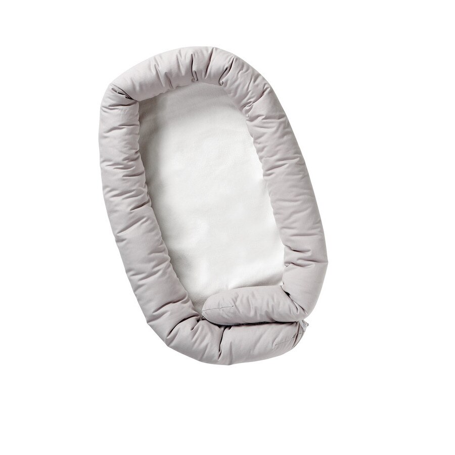 Salteluta Baby Dan Cuddle Nest cu protectie pentru bebelusi gri