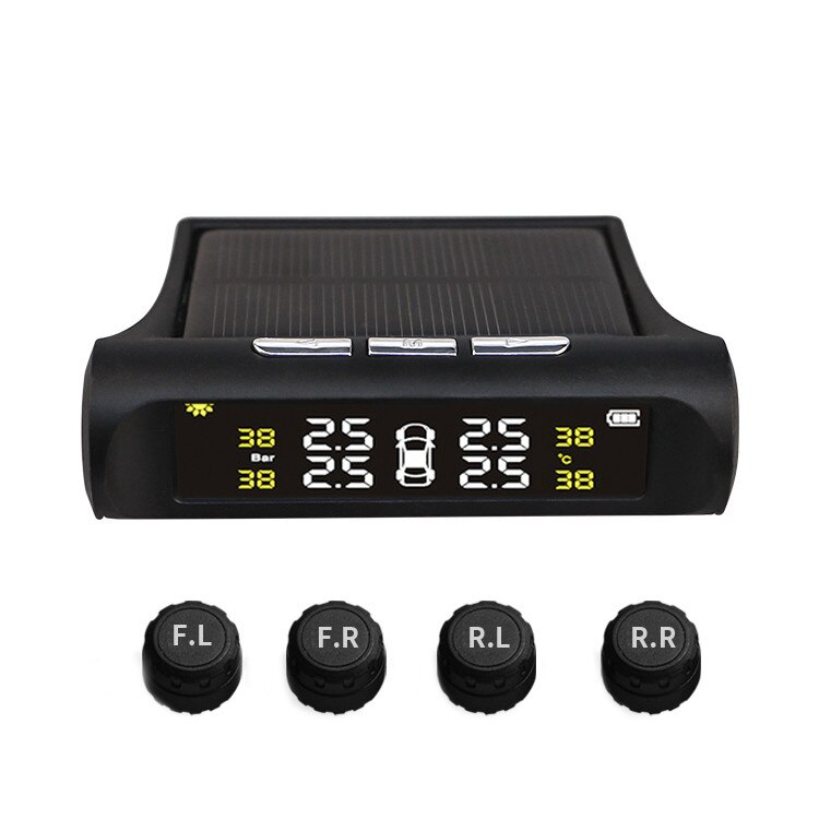 Sistem de monitorizare a presiunii aerului din anvelope Pyramid®, incarcare solara, senzori externi (TPMS) YB068