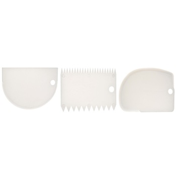 Set 3 raclete patiserie, plastic, 12x8 cm Set 3 raclete patiserie, plastic, 12x8 cm