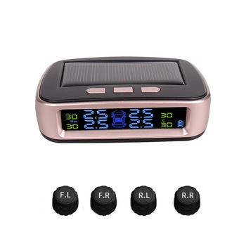Sistem de monitorizare a presiunii aerului din anvelope, incarcare solara, senzori exteriori, (TPMS) YBN68 Sistem de monitorizare a presiunii aerului din anvelope, incarcare solara, senzori exteriori, (TPMS) YBN68